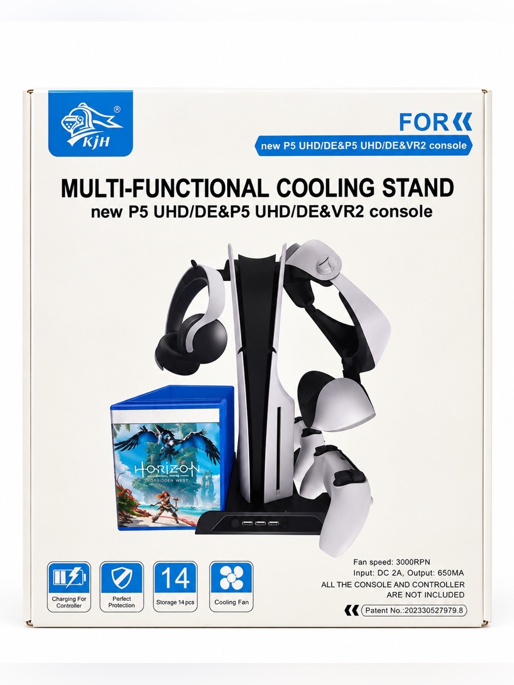 PS5 Cooling Stand & Dual Remote Carger